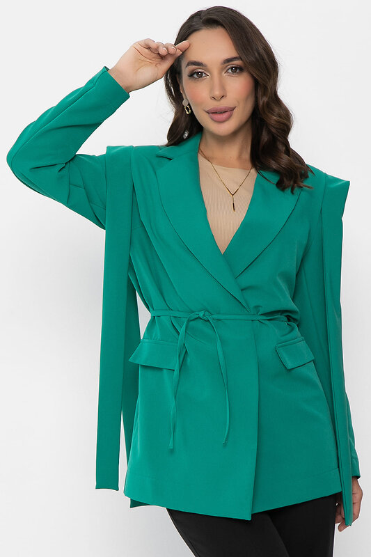 LT Collection Жакет 548786 Б14065-25М зеленый