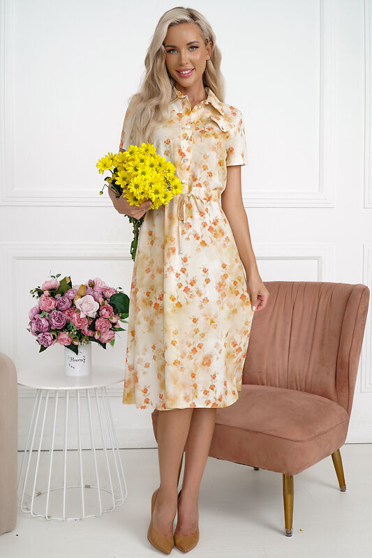 Open-style Платье 548858 6879 желтый