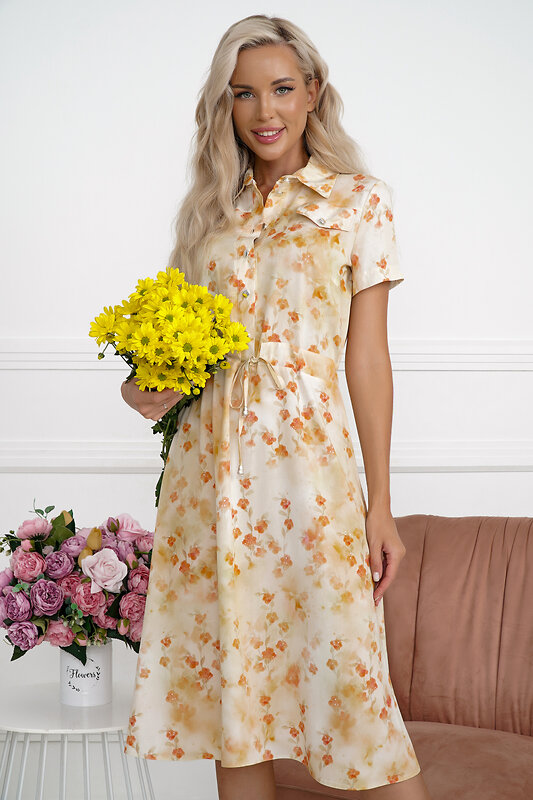 Open-style Платье 548858 6879 желтый