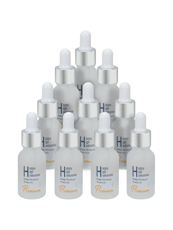 HAPPY HIGH Набор сывороток для лица с гиалуроновой кислотой / Hyaluronic Deep Moisture Ampoule Premium, 15 мл x 10 548904 27943 