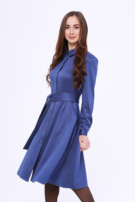 VISERDI Платье 88510 4301-син 4191260 Синий