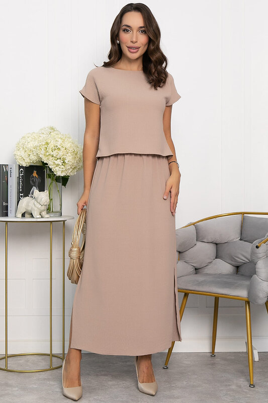 LT Collection Костюм 549215 К14055-12М бежевый