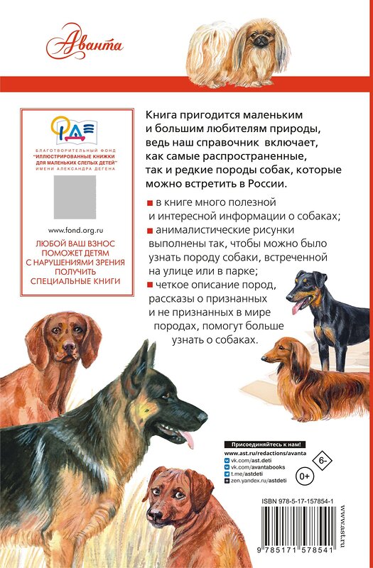 АСТ Михальская А.К. "Породы собак. Определитель" 549599 978-5-17-157854-1 
