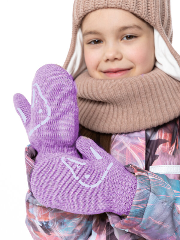 NIKASTYLE Варежки 550513 14з17025 фиалка