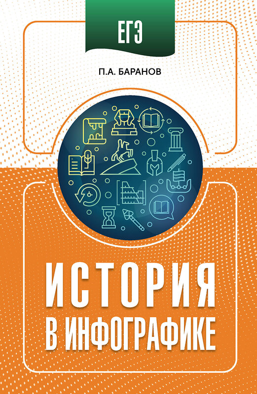 АСТ Баранов П.А. "ЕГЭ. История в инфографике" 551302 978-5-17-177856-9 