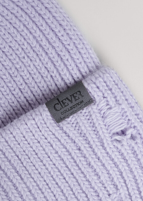 CLEVER Шапка 551597 454392ап флис св.сиреневый