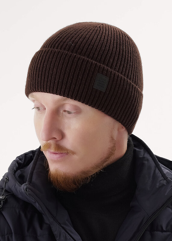 CLEVER Шапка 551623 454429аш т.коричневый
