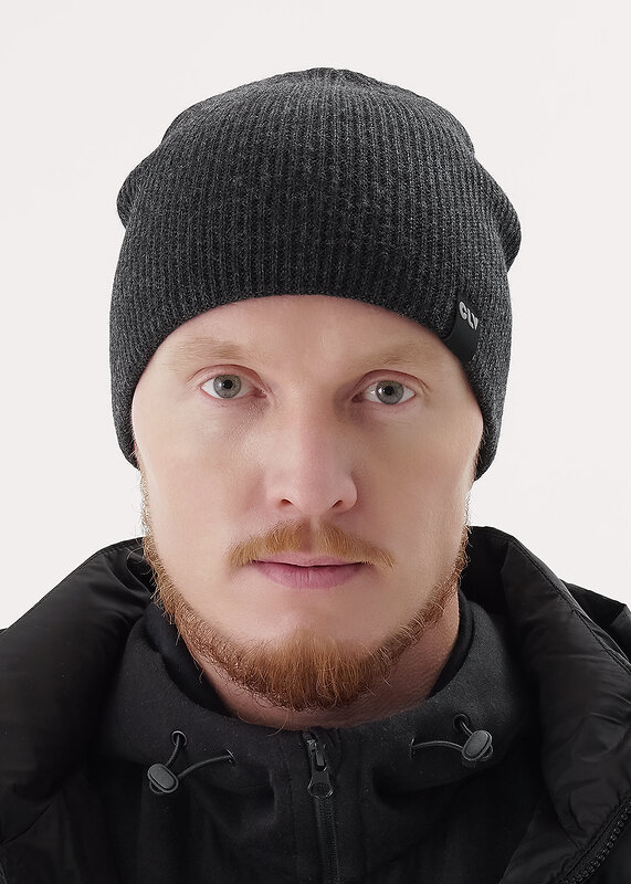 CLEVER Шапка 551640 454434аш меланж т.серый