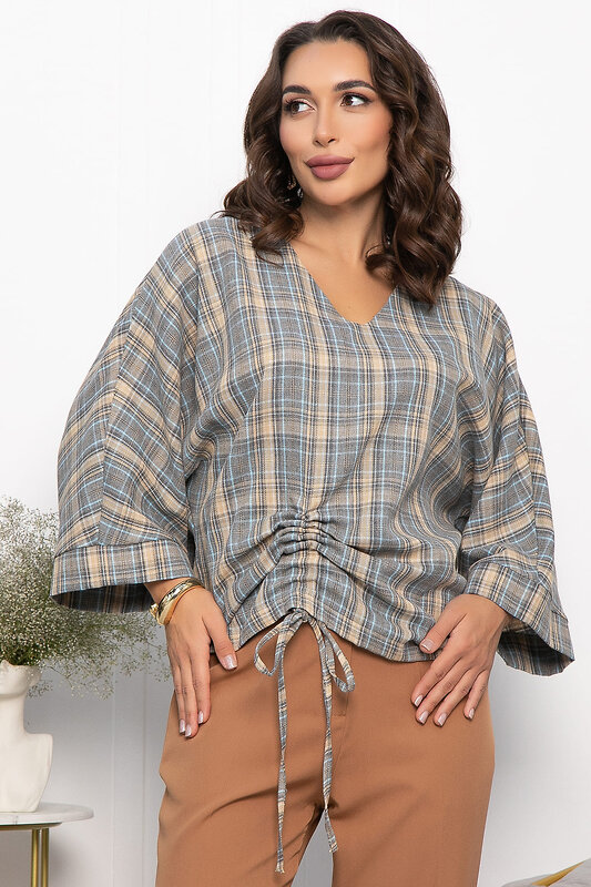 LT Collection Блуза 552245 Б14150-12М серый