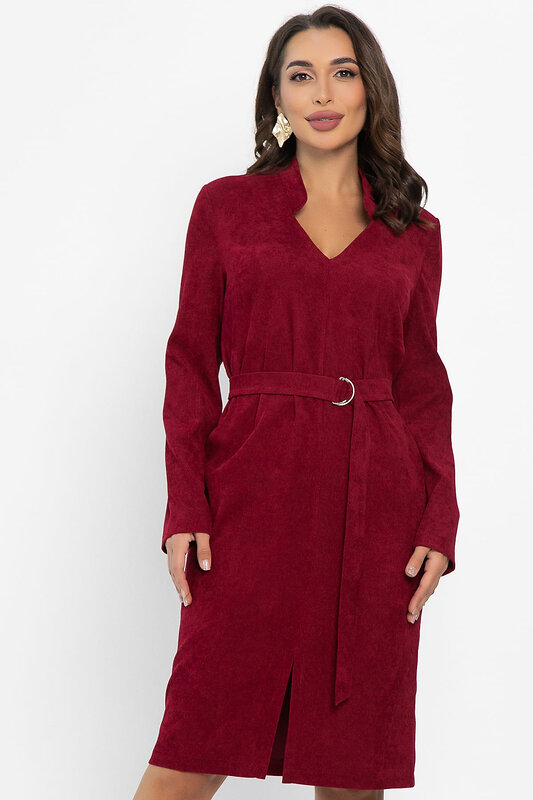 LT Collection Платье 552534 П13666-19М бордовый
