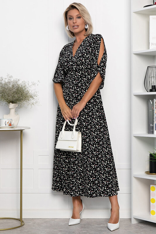 LT Collection Платье 552566 П14146-1М черный