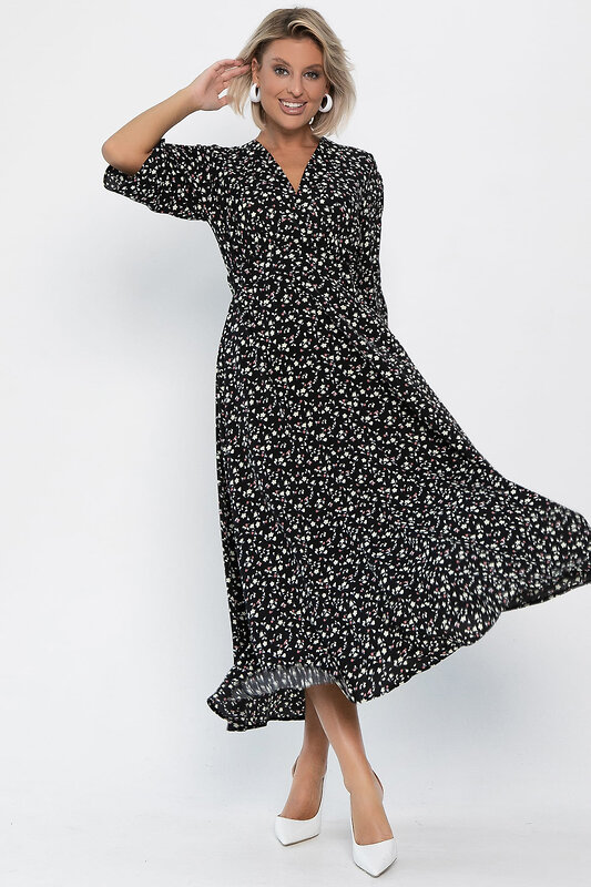 LT Collection Платье 552566 П14146-1М черный