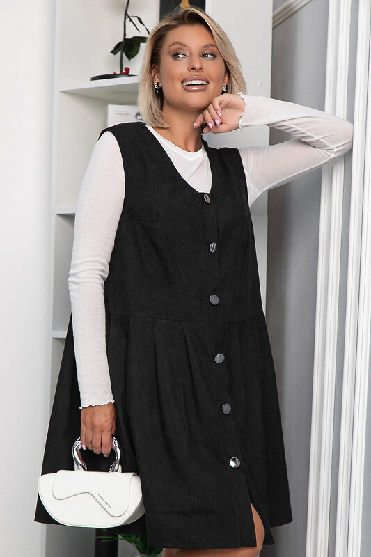 LT Collection Сарафан 555481 П14176-10М черный