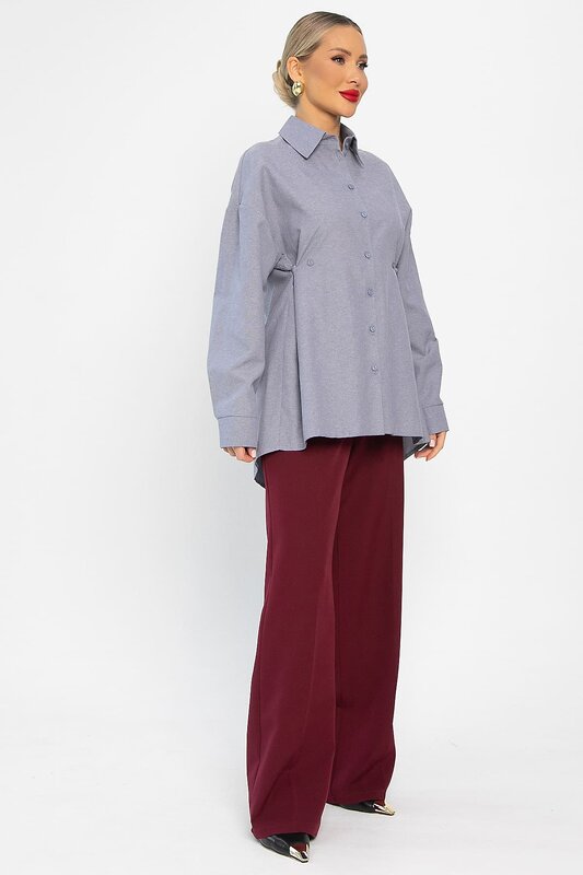 LT Collection Рубашка 555965 Б14193-5М Серый