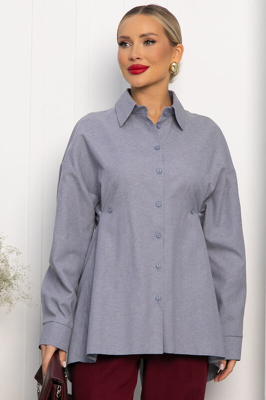 LT Collection Рубашка 555965 Б14193-5М Серый