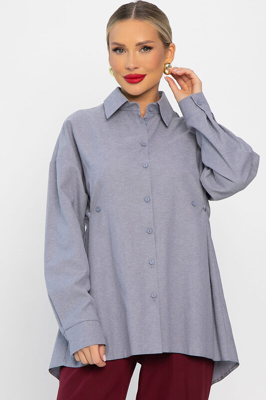 LT Collection Рубашка 555965 Б14193-5М Серый