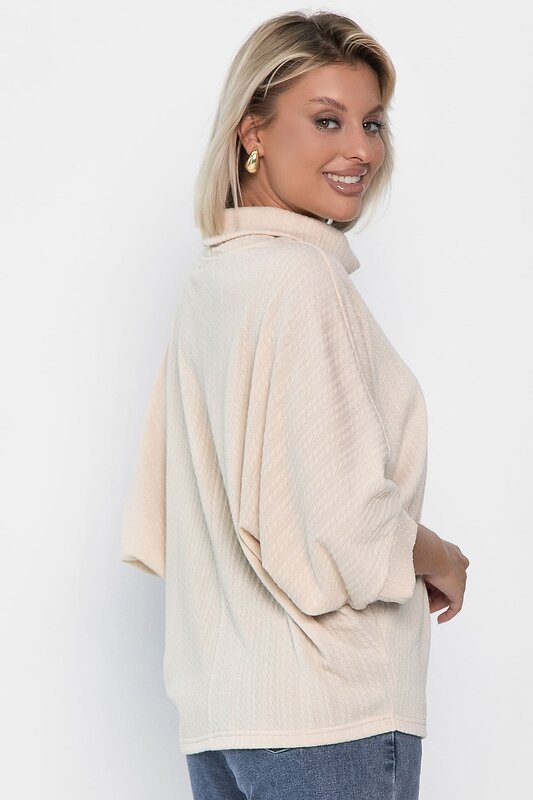 LT Collection Джемпер 555966 Б14197-12М Молочный