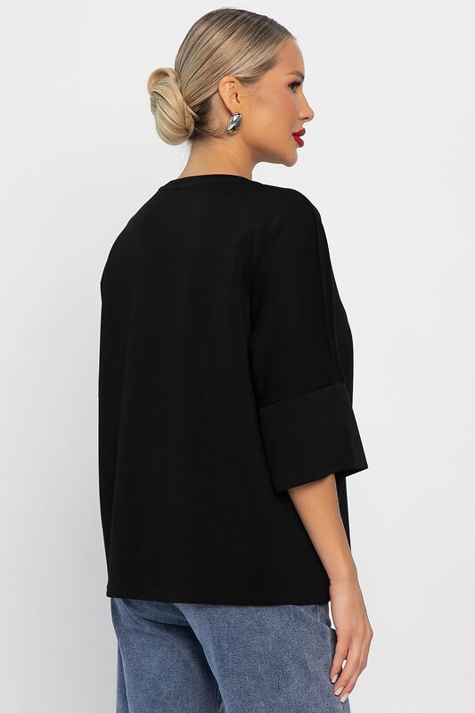 LT Collection Блуза 555971 Б14202-20М черный