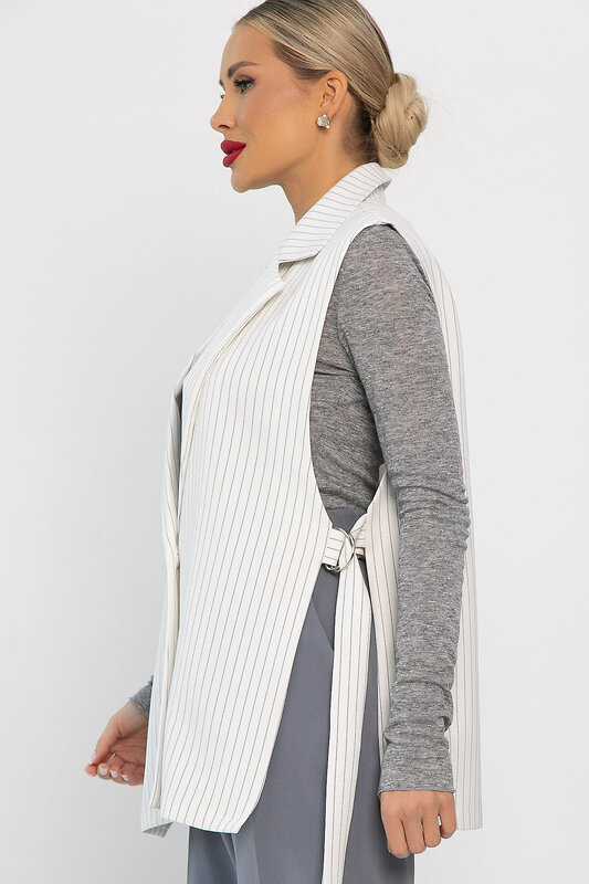 LT Collection Жилет 555972 Б14212-4М белый