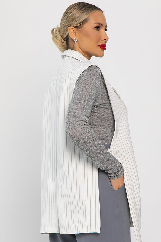 LT Collection Жилет 555972 Б14212-4М белый