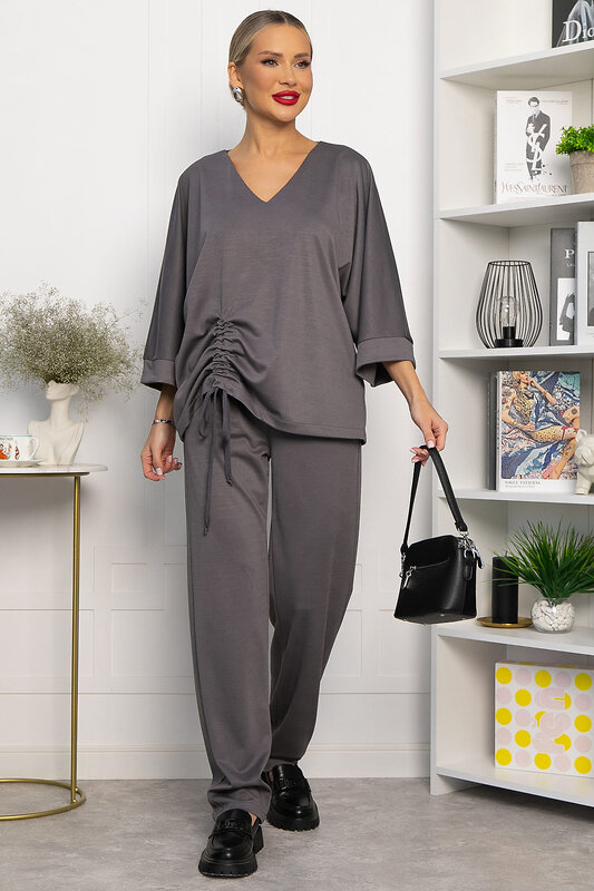 LT Collection Костюм 555973 К14200-12М серый