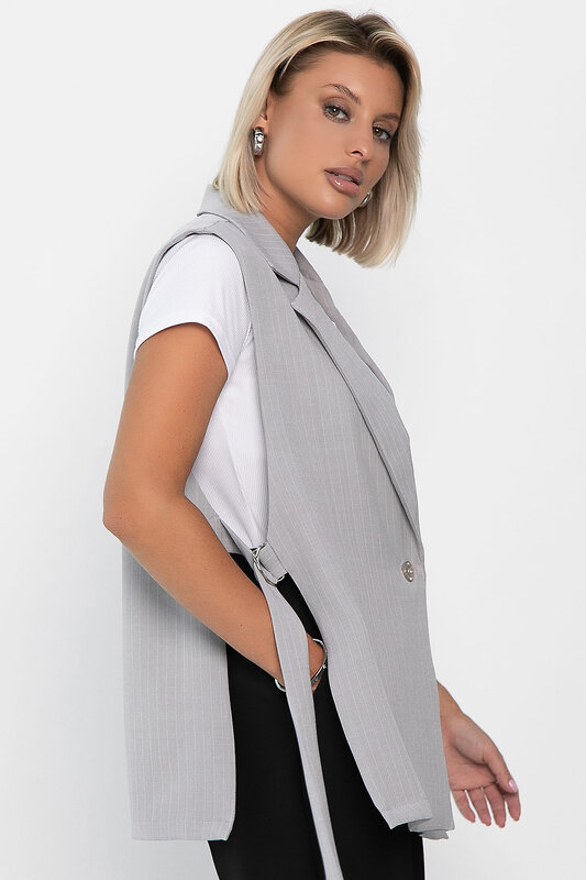 LT Collection Жилет 555974 Б14213-4М серый