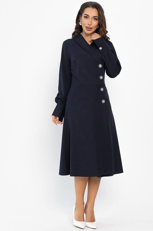 LT Collection Платье 555975 П14216-5М темно-синий