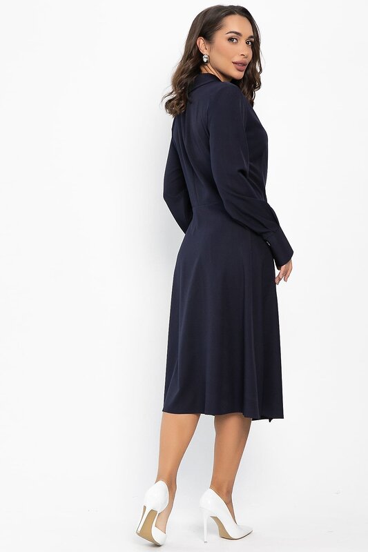 LT Collection Платье 555975 П14216-5М темно-синий