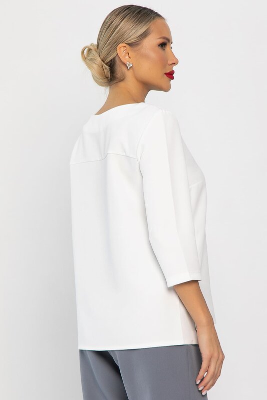 LT Collection Блуза 555977 Б14217-48М белый