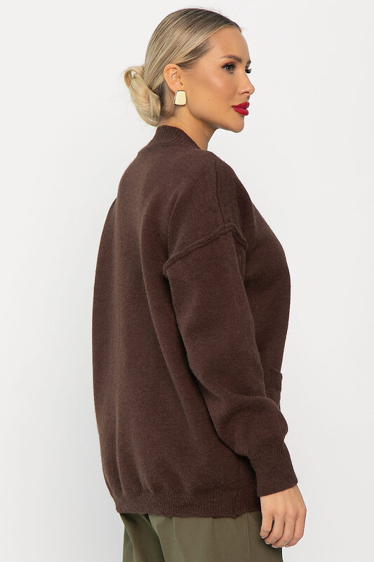 LT Collection Кардиган 555978 Б14234-20М коричневый