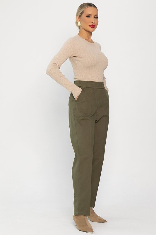 LT Collection Брюки 555982 Б14260-18М зеленый