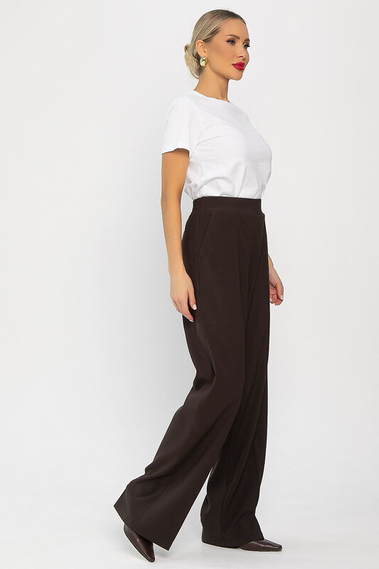 LT Collection Брюки 555983 Б14261-18М Темно-коричневый