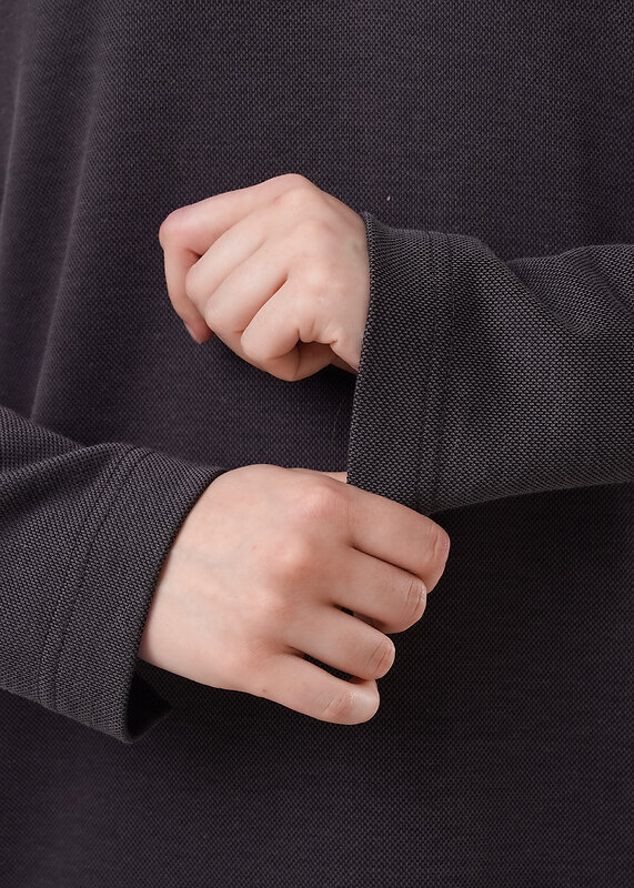 CLEVER Платье 556029 156883ииж чёрный/т.серый