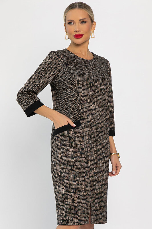 LT Collection Платье 556539 П13746-19М Коричневый