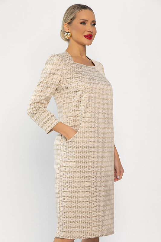 LT Collection Платье 556540 П13744-19М Бежевый