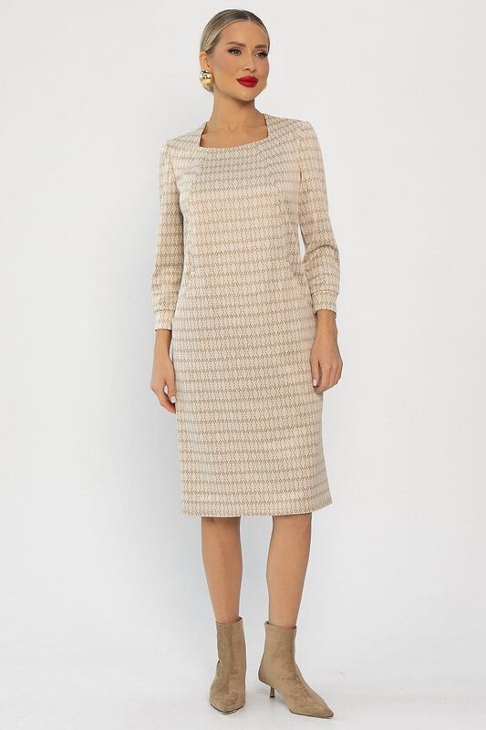 LT Collection Платье 556540 П13744-19М Бежевый