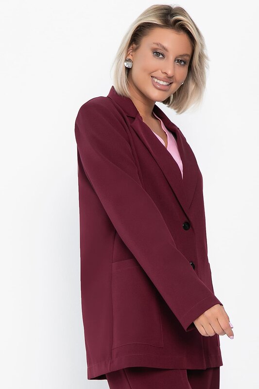 LT Collection Жакет 556544 Б14112-34М Бордовый