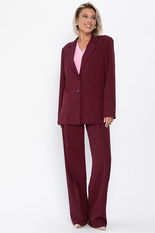 LT Collection Жакет 556544 Б14112-34М Бордовый