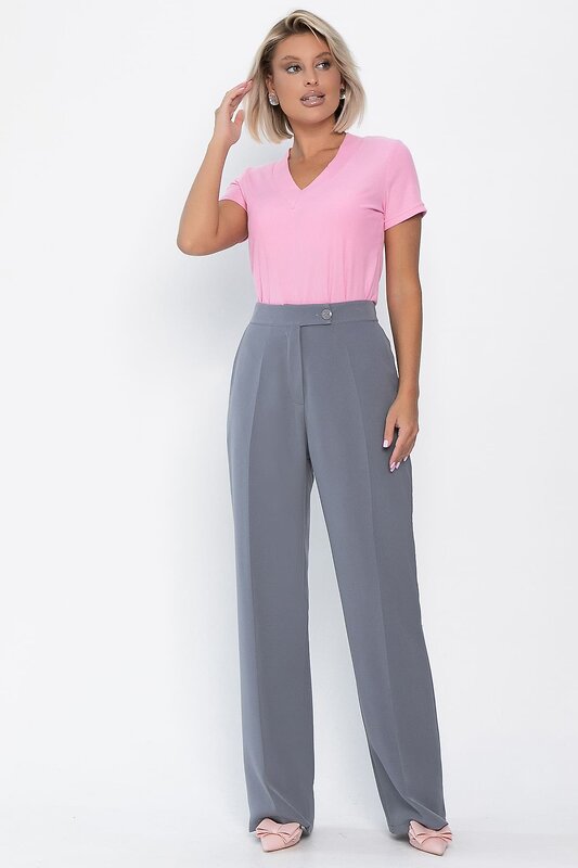 LT Collection Брюки 556545 Б14103-34М Серый