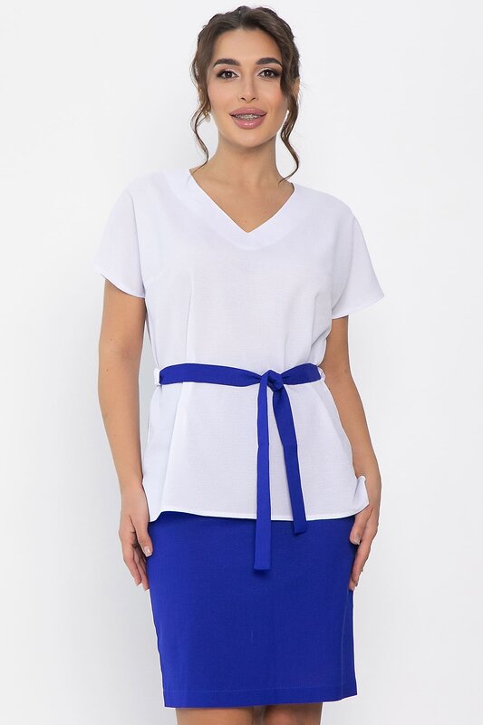 LT Collection Костюм 556547 К14101-14М Бело-синий