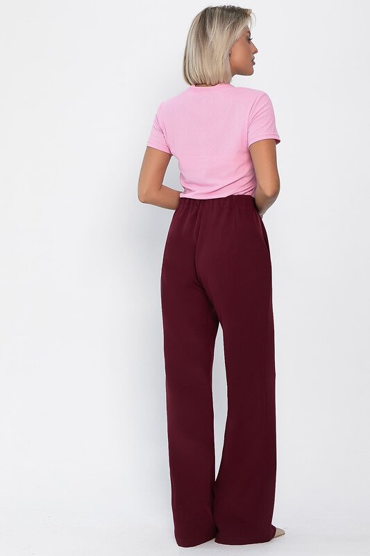 LT Collection Брюки 556548 Б14104-34М Бордовый