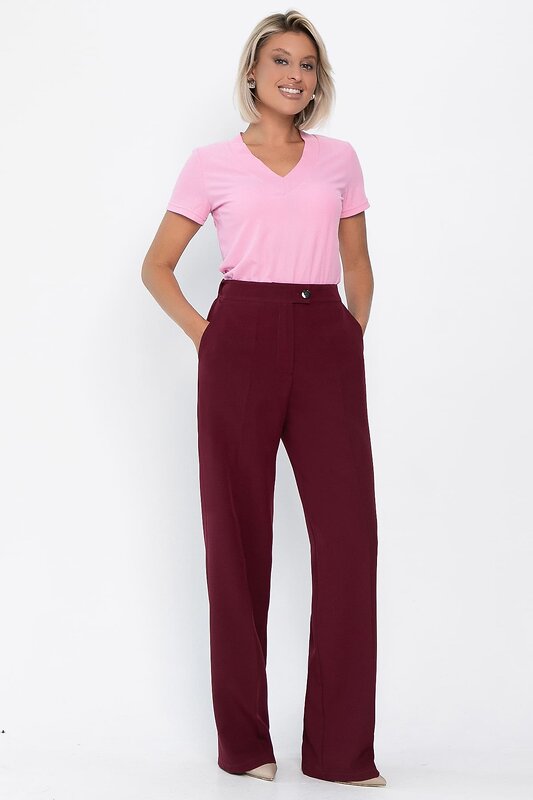 LT Collection Брюки 556548 Б14104-34М Бордовый