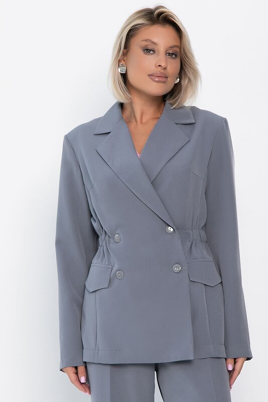 LT Collection Пиджак 556549 Б14122-34М Серый