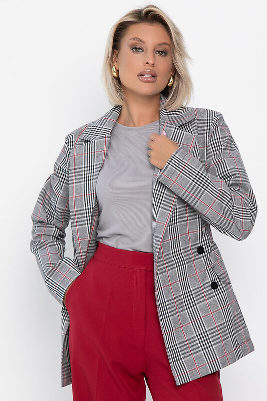 LT Collection Пиджак 556550 Б14124-33М Серый