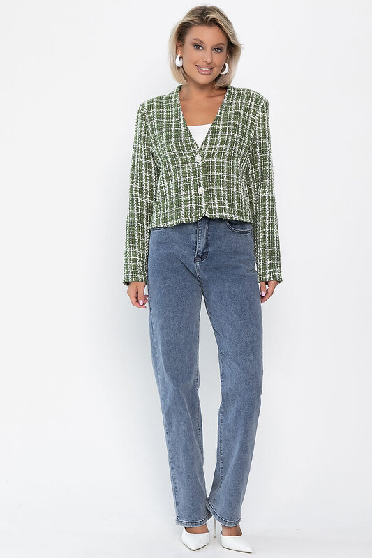 LT Collection Жакет 556554 Б14153-7М зеленый