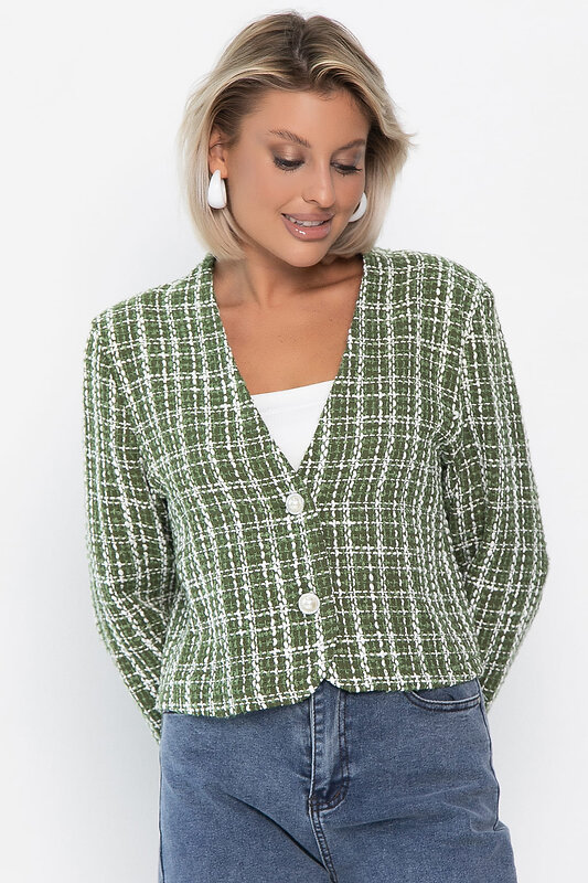 LT Collection Жакет 556554 Б14153-7М зеленый