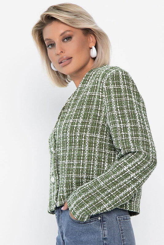 LT Collection Жакет 556554 Б14153-7М зеленый
