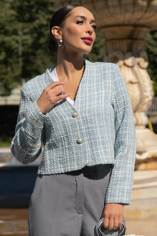LT Collection Жакет 556555 Б14154-7М голубой