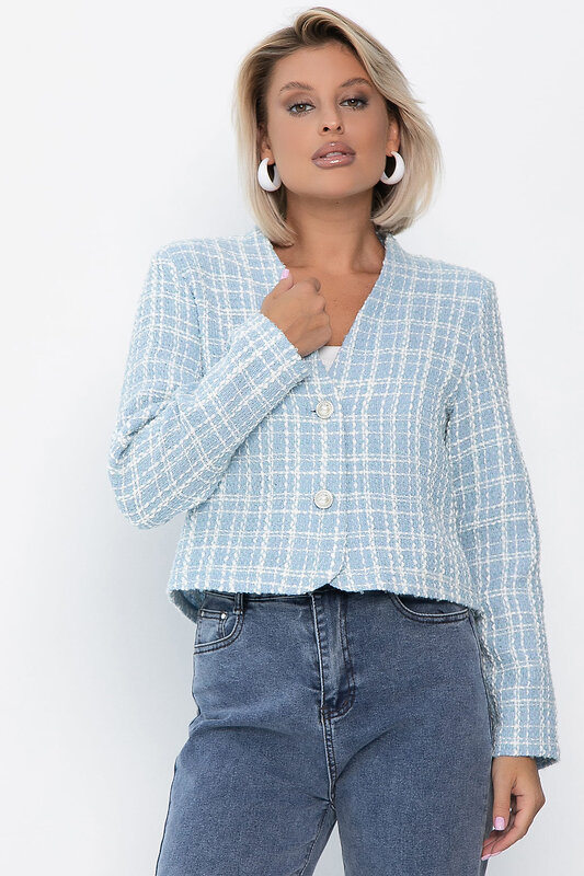 LT Collection Жакет 556555 Б14154-7М голубой