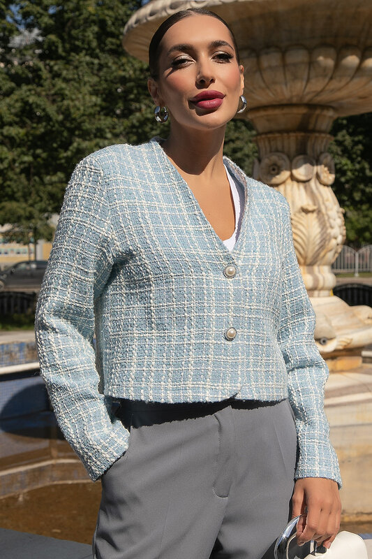 LT Collection Жакет 556555 Б14154-7М голубой